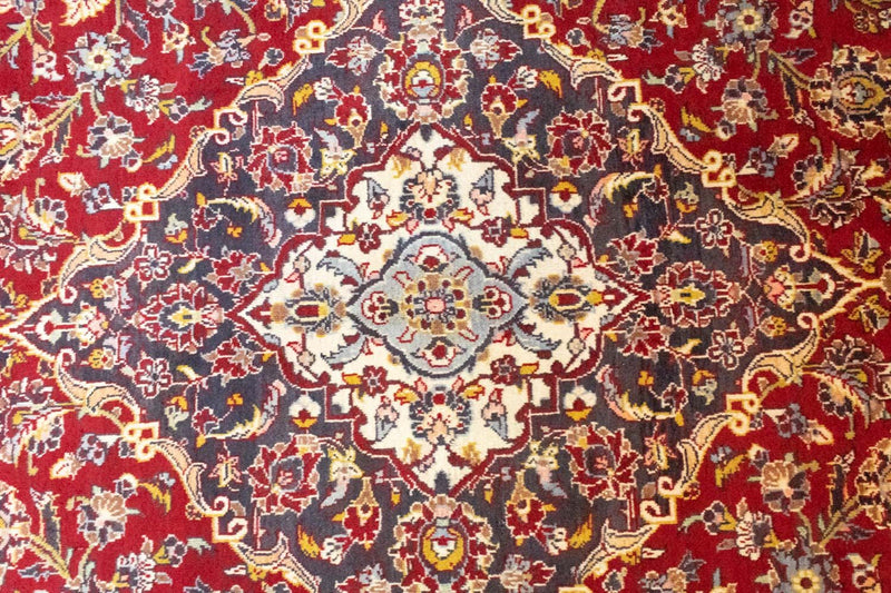 カシャーン 絨毯 412x300cm - ペルシャ絨毯