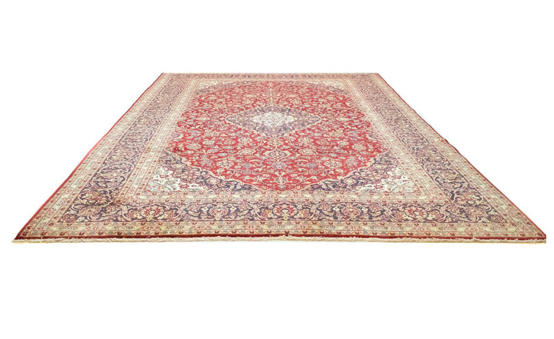カシャーン 絨毯 412x300cm - ペルシャ絨毯