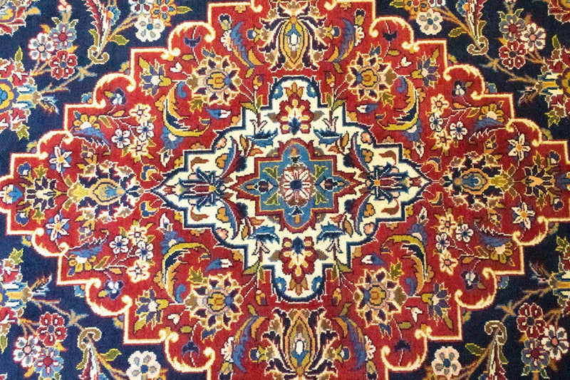 カシャーン 絨毯 419x298cm - ペルシャ絨毯