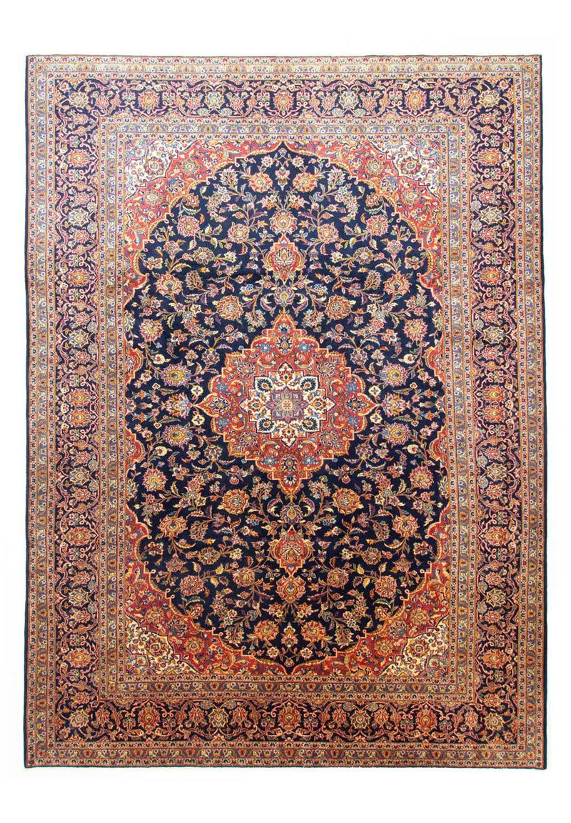 カシャーン 絨毯 396x287cm - ペルシャ絨毯