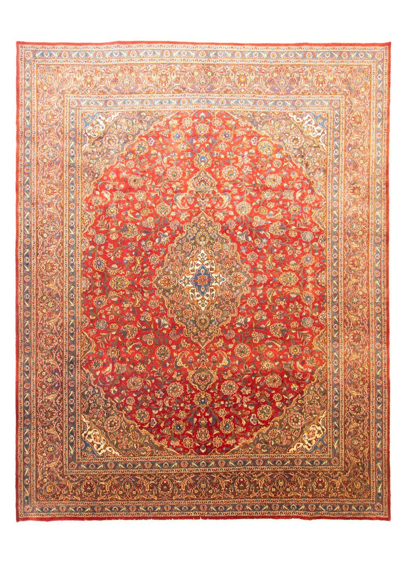 マシャド 絨毯 387x302cm - ペルシャ絨毯