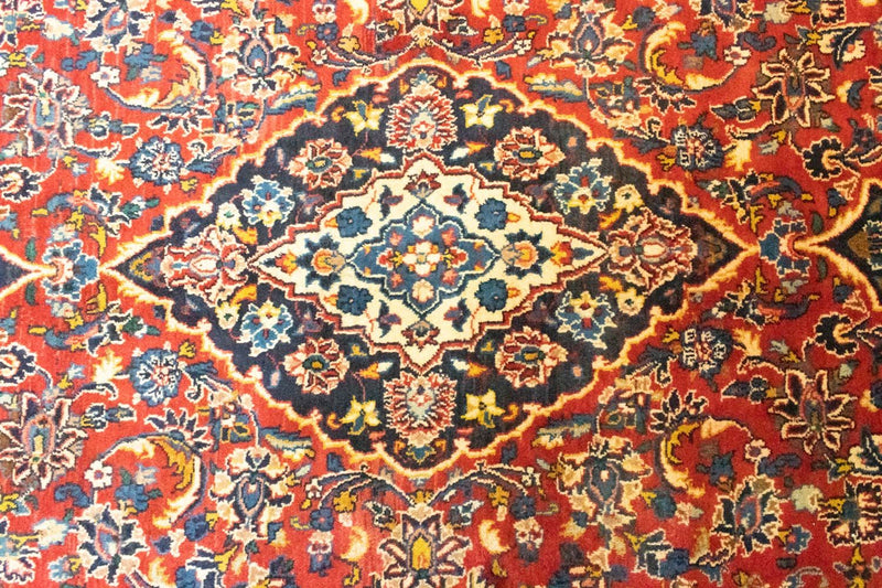 カシャーン 絨毯 284x198cm - ペルシャ絨毯