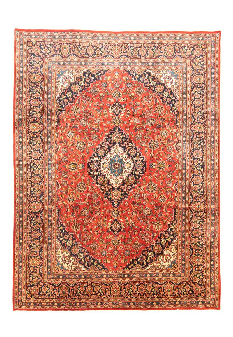 カシャーン 絨毯 337x246cm - ペルシャ絨毯