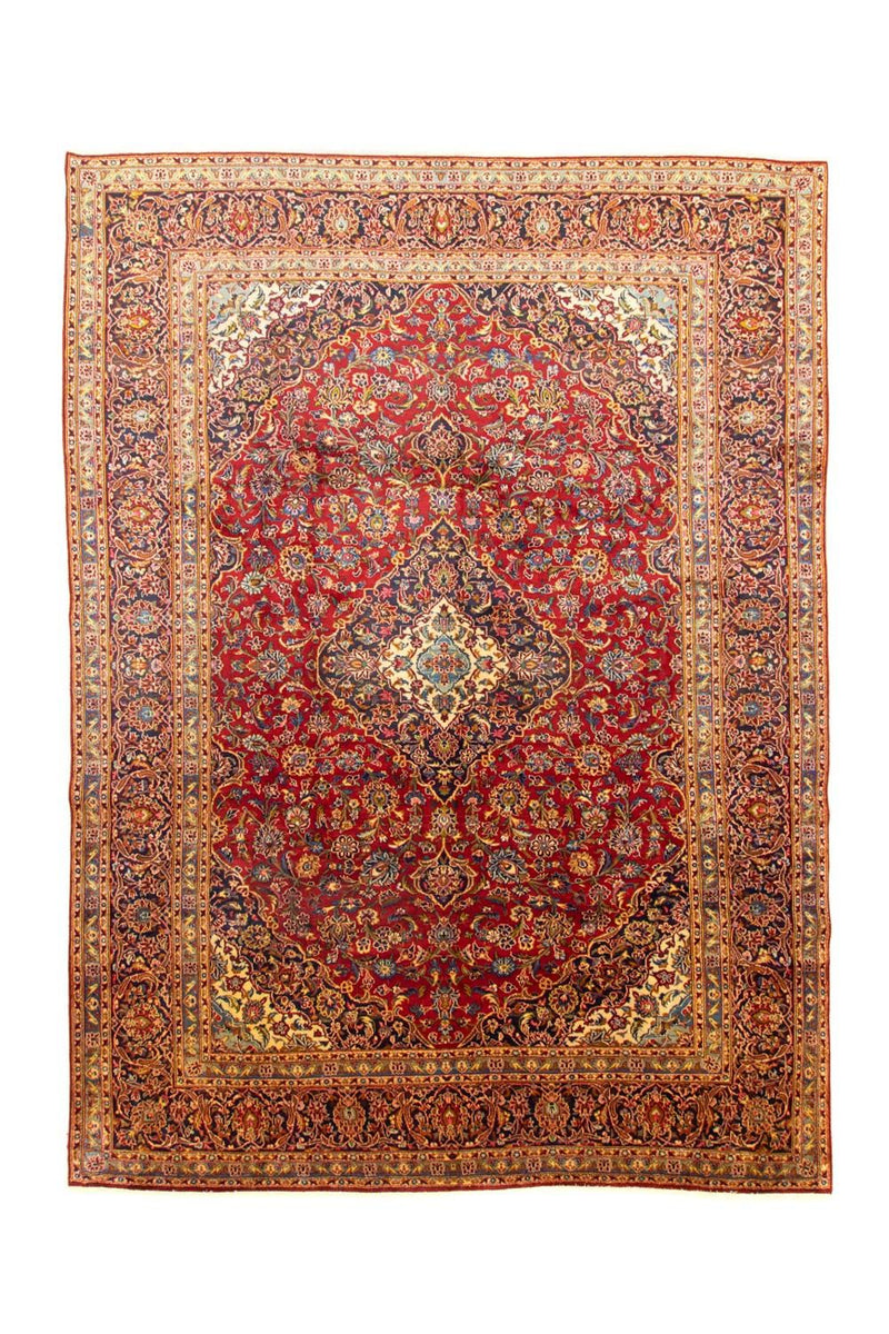 カシャーン 絨毯 401x294cm - ペルシャ絨毯
