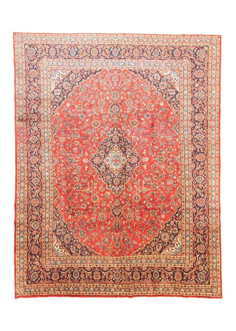 カシャーン 絨毯 375x292cm - ペルシャ絨毯