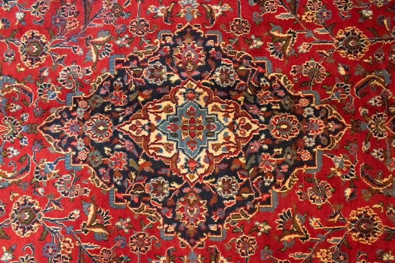 カシャーン 絨毯 375x292cm - ペルシャ絨毯