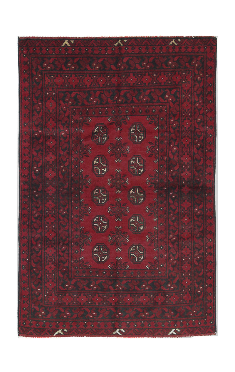 アクチェ 絨毯 145x93cm - オリエンタル絨毯