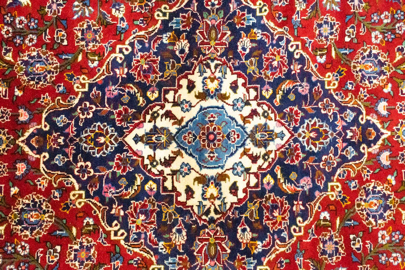 カシャーン 絨毯 362x251cm - ペルシャ絨毯