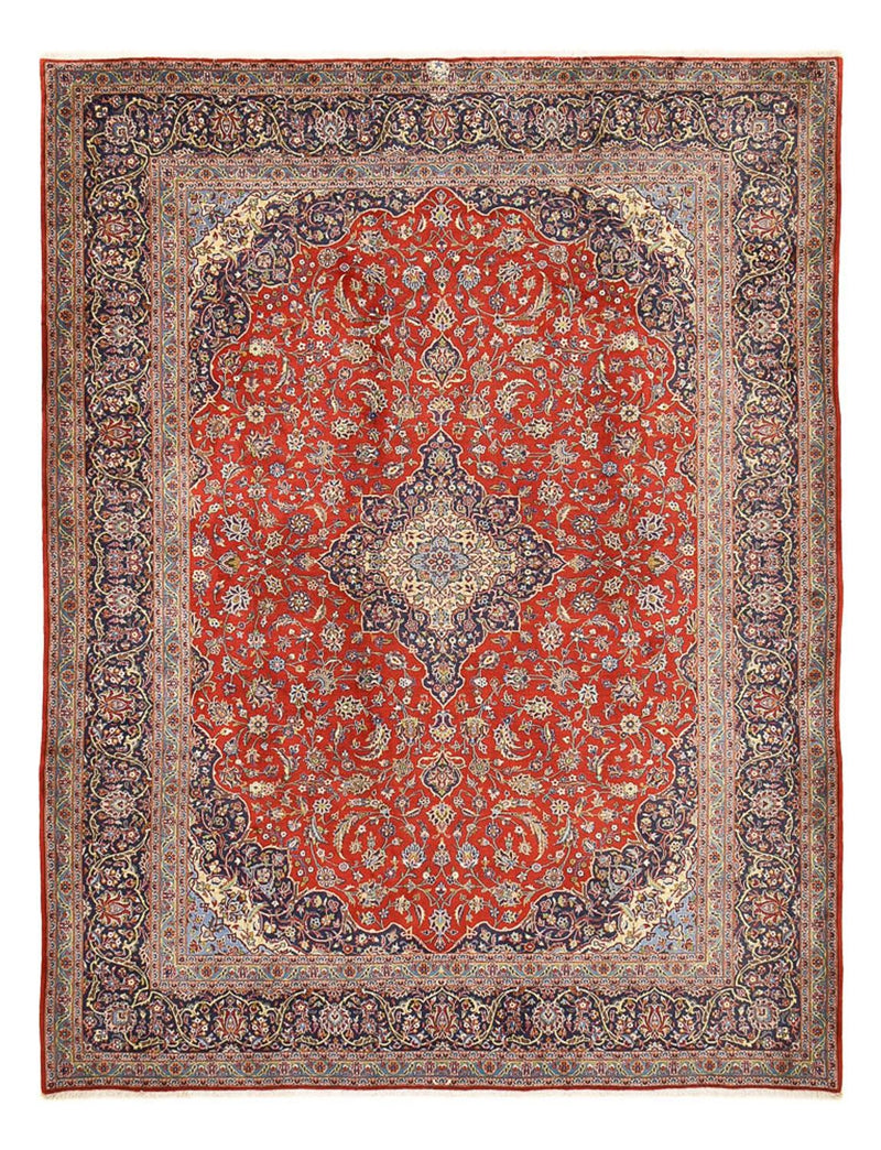 カシャーン 絨毯 392x295cm - ペルシャ絨毯