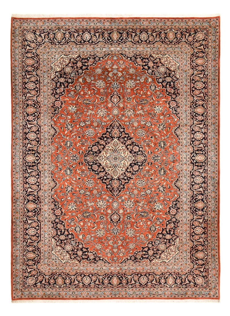 カシャーン 絨毯 395x298cm - ペルシャ絨毯