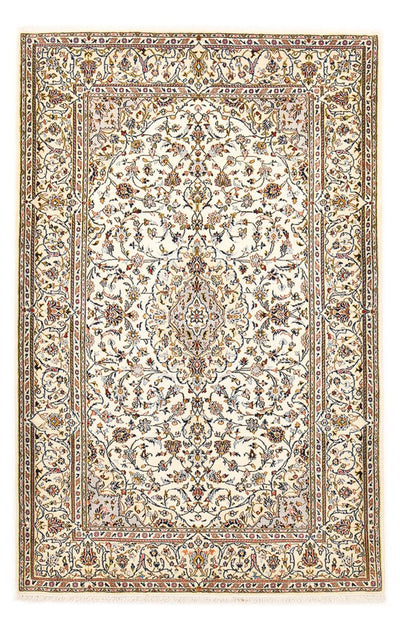 カシャーン 絨毯 135x208cm - ペルシャ絨毯 - クリーム