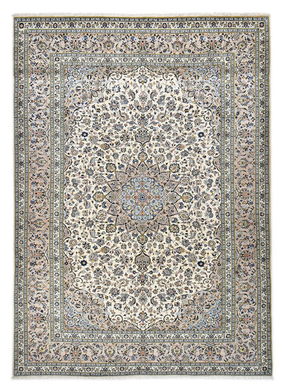 カシャーン 絨毯 257x352cm - ペルシャ絨毯 - グレー