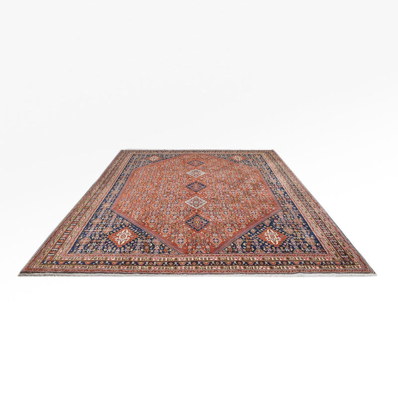 カシュクリ 絨毯 380x294cm - ペルシャ絨毯