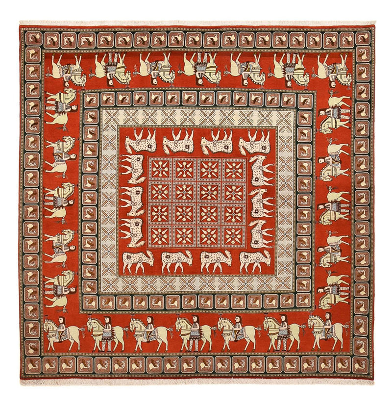 タブリーズ - 50 Raj 絨毯 255x245cm - ペルシャ絨毯