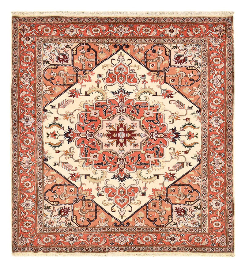 タブリーズ - 40 Raj 絨毯 216x195cm - ペルシャ絨毯