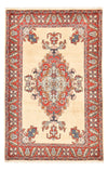 アルデビル 絨毯 100x150cm - ペルシャ絨毯 - 長方形 / クリーム / 100 x 150 cm 長方形