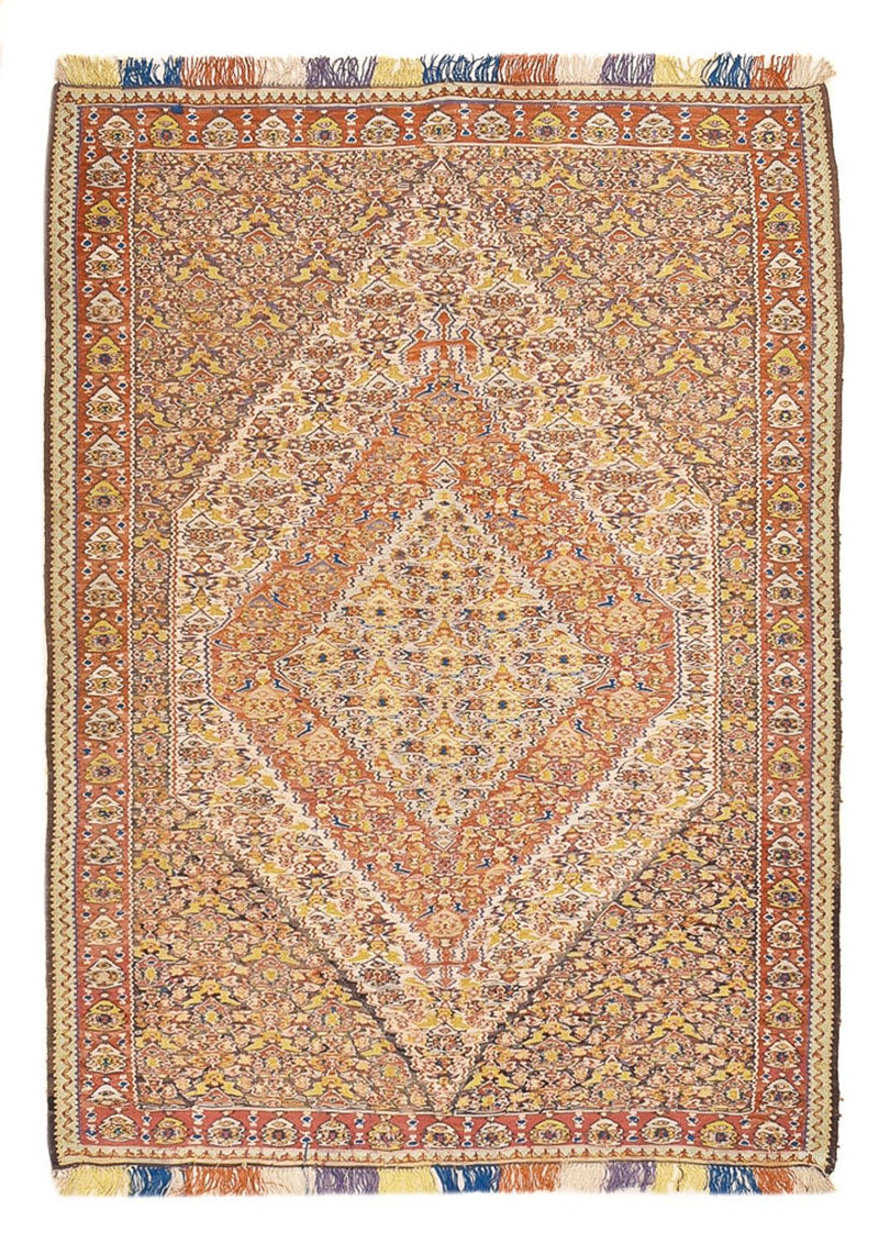 キリム シルク 絨毯 200x140cm