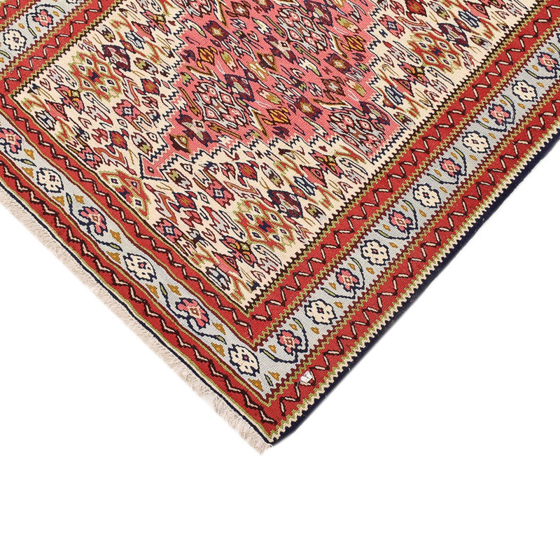 キリム シルク 絨毯 437x81cm