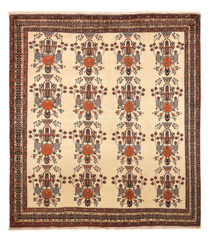 アフシャール・シルジャン 絨毯 230x195cm - ペルシャ絨毯