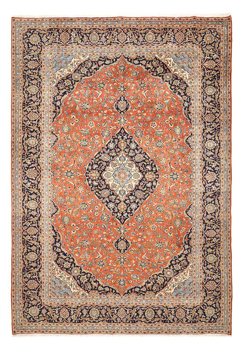 カシャーン 絨毯 414x286cm - ペルシャ絨毯