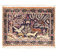 ラフサンジャン 絨毯 80x62cm - ペルシャ絨毯 – product image