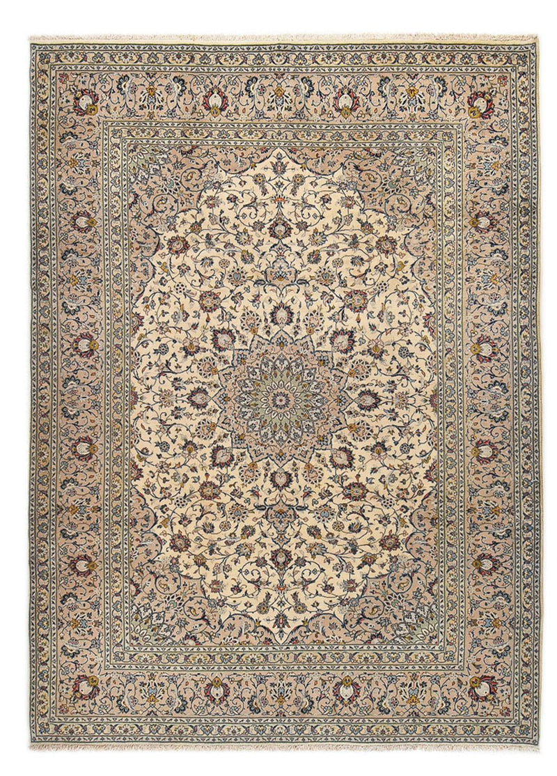 カシャーン 絨毯 342x247cm - ペルシャ絨毯
