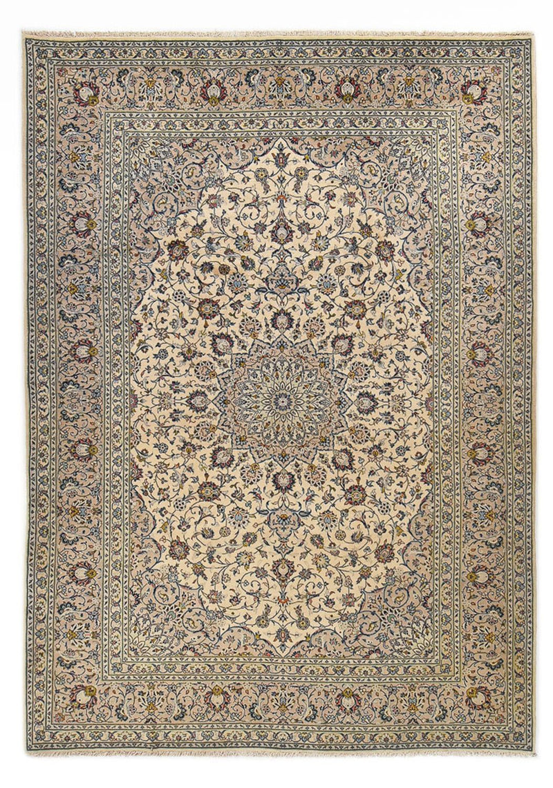 カシャーン 絨毯 350x248cm - ペルシャ絨毯