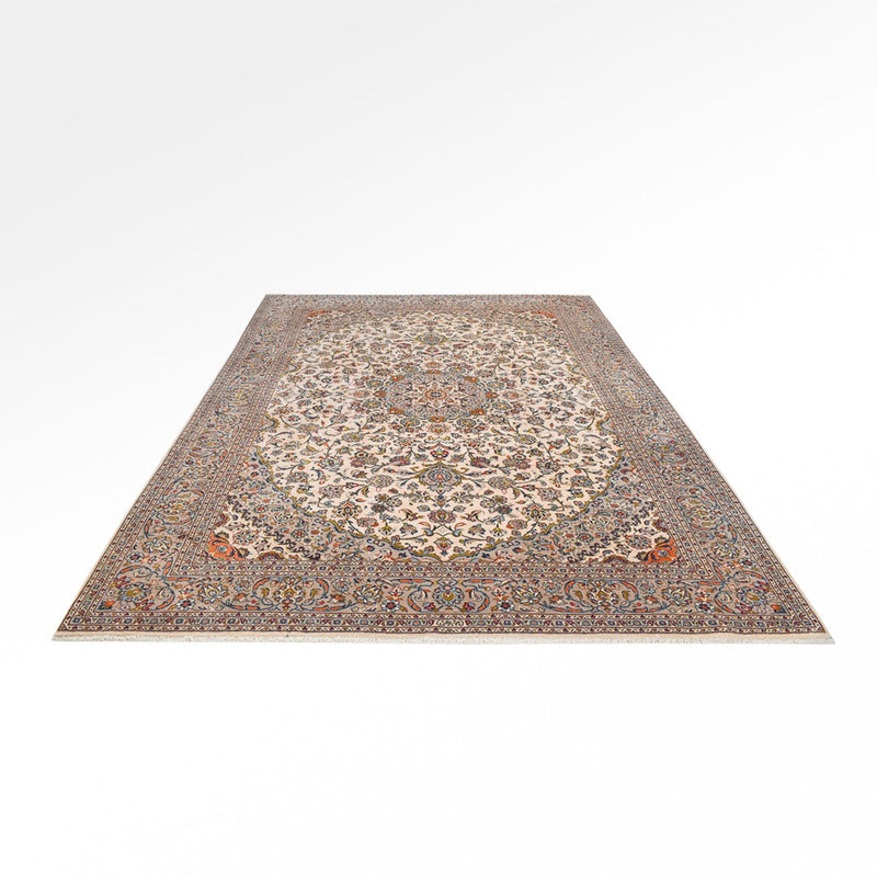 カシャーン 絨毯 353x254cm - ペルシャ絨毯