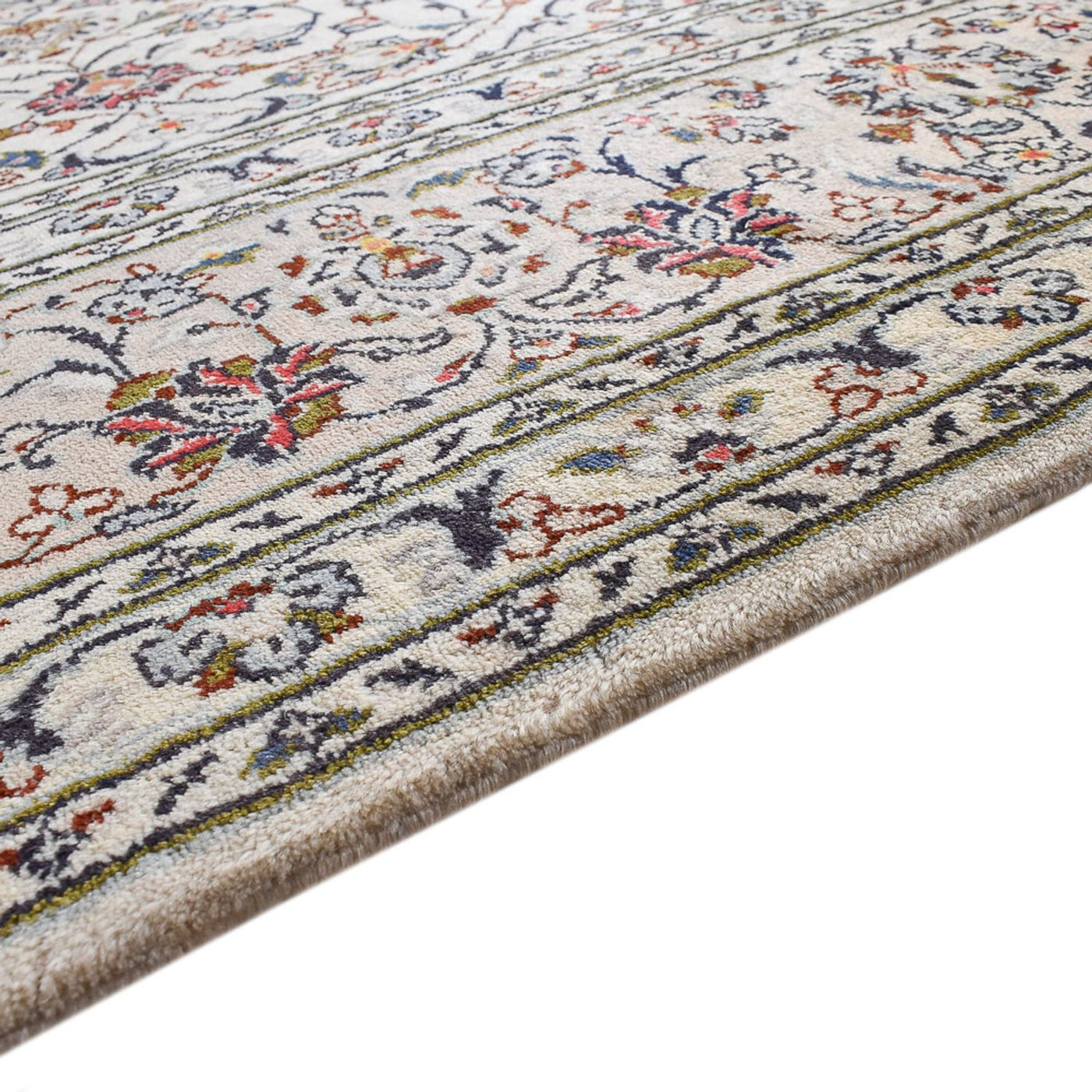 カシャーン 絨毯 347x253cm - ペルシャ絨毯