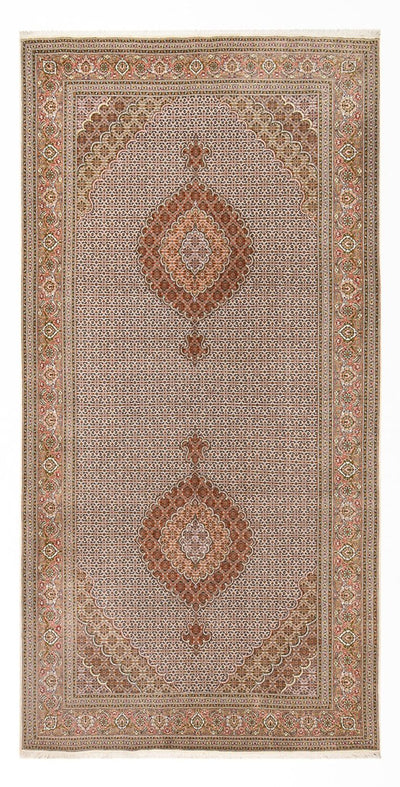 タブリーズ - 50 Raj 絨毯 197x397cm - ペルシャ絨毯