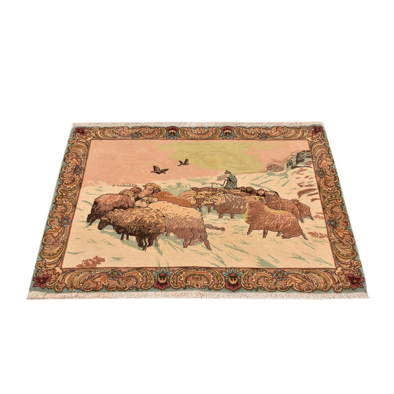 タブリーズ - 50 Raj 絨毯 110x84cm - ペルシャ絨毯