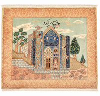 タブリーズ - 50 Raj 絨毯 87x72cm - ペルシャ絨毯 – product image