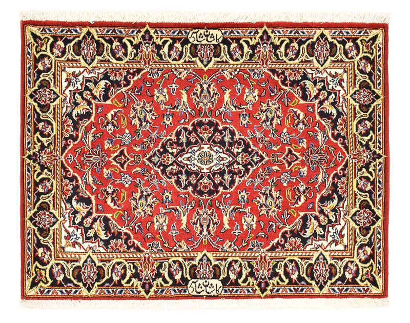 カシャーン 絨毯 100x70cm - ペルシャ絨毯