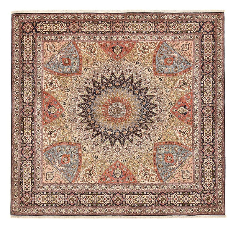 タブリーズ - 50 Raj 絨毯 254x248cm - ペルシャ絨毯