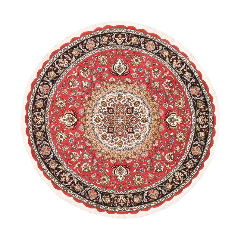 タブリーズ - 50 Raj 絨毯 150x150cm - ペルシャ絨毯