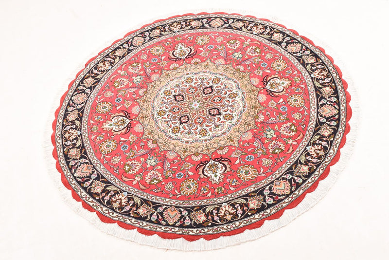 タブリーズ - 50 Raj 絨毯 150x150cm - ペルシャ絨毯