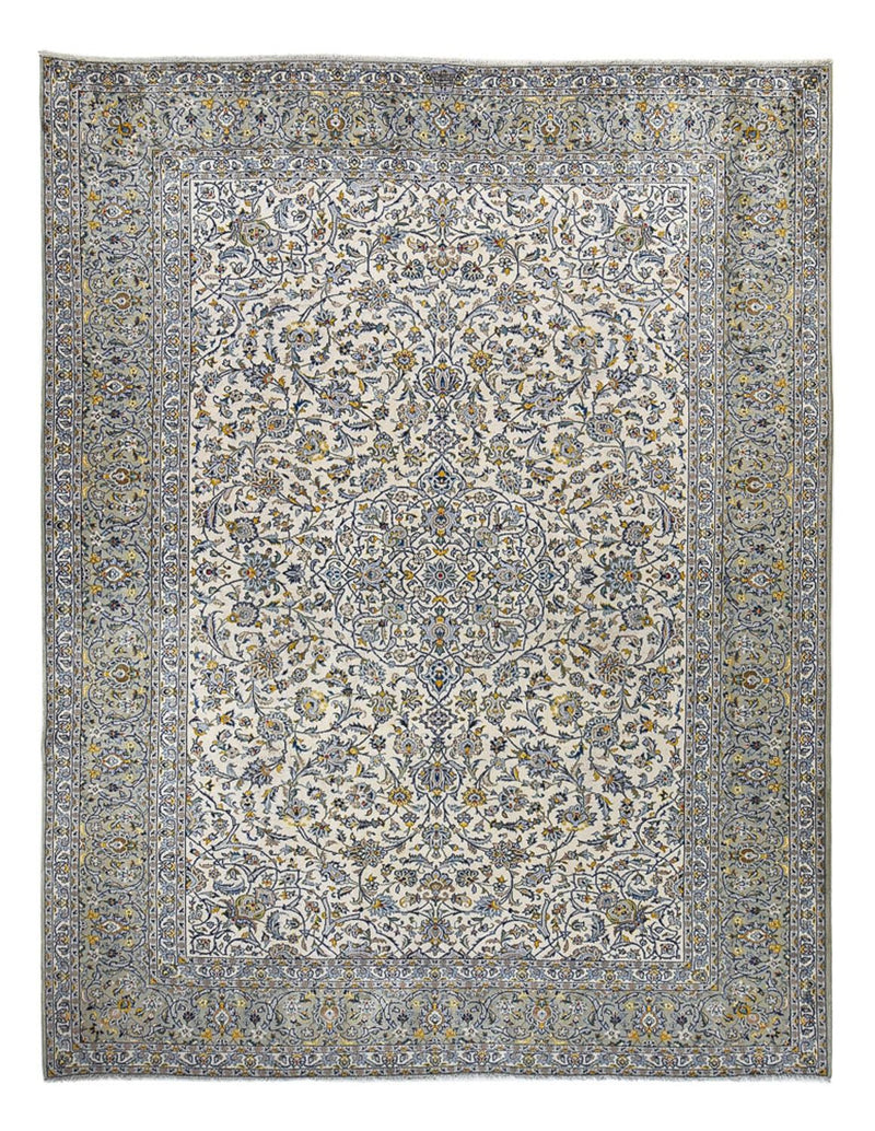 カシャーン 絨毯 350x285cm - ペルシャ絨毯