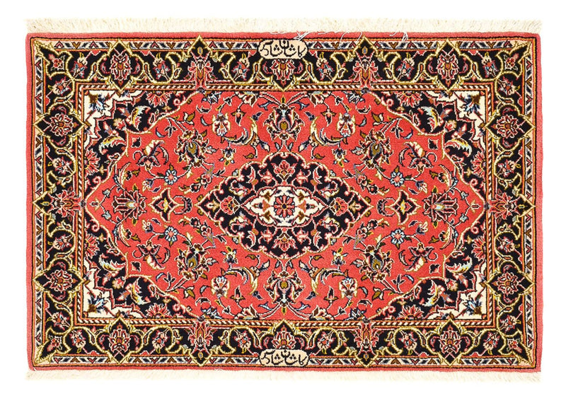 カシャーン 絨毯 100x70cm - ペルシャ絨毯