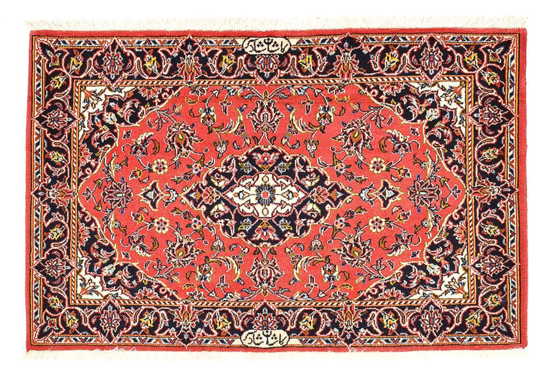 カシャーン 絨毯 100x70cm - ペルシャ絨毯