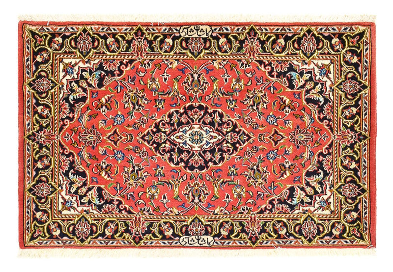 カシャーン 絨毯 100x70cm - ペルシャ絨毯