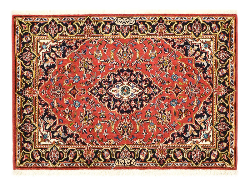 カシャーン 絨毯 100x70cm - ペルシャ絨毯