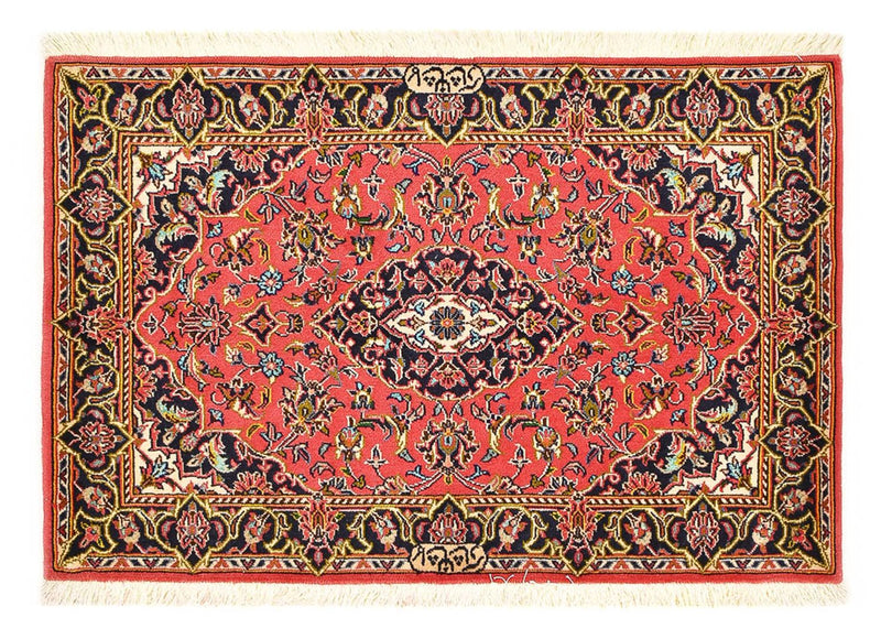 カシャーン 絨毯 100x70cm - ペルシャ絨毯