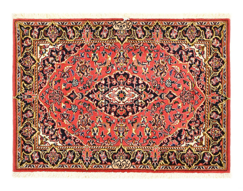 カシャーン 絨毯 100x70cm - ペルシャ絨毯
