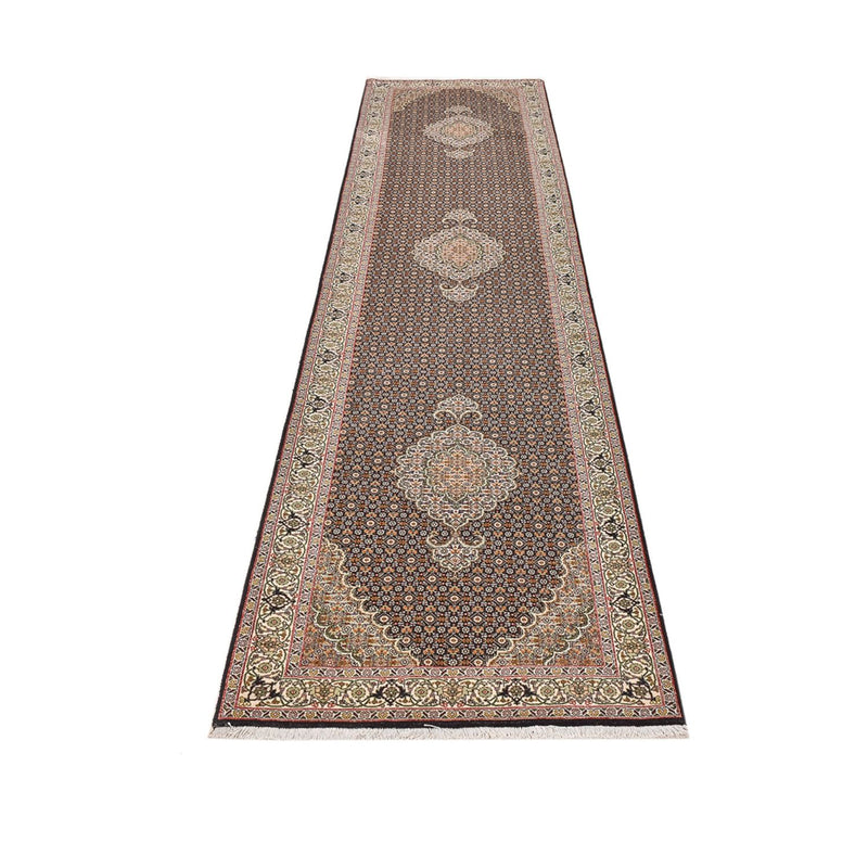タブリーズ - 50 Raj 絨毯 396x82cm - ペルシャ絨毯