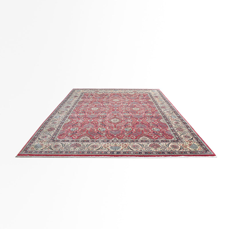 マシャド 絨毯 378x298cm - ペルシャ絨毯