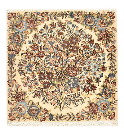 ラフサンジャン 絨毯 50x51cm - ペルシャ絨毯