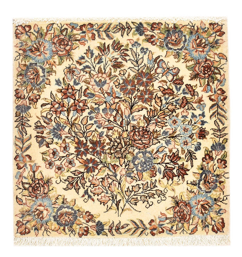 ラフサンジャン 絨毯 51x50cm - ペルシャ絨毯