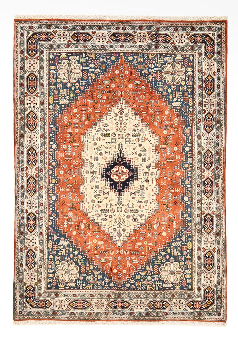 カシュクリ 絨毯 205x147cm - ペルシャ絨毯