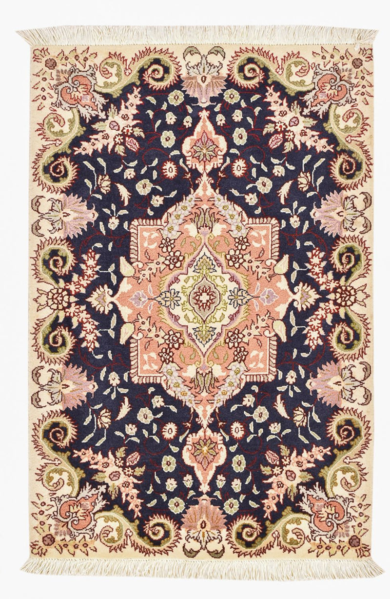 タブリーズ - 50 Raj 絨毯 92x60cm - ペルシャ絨毯