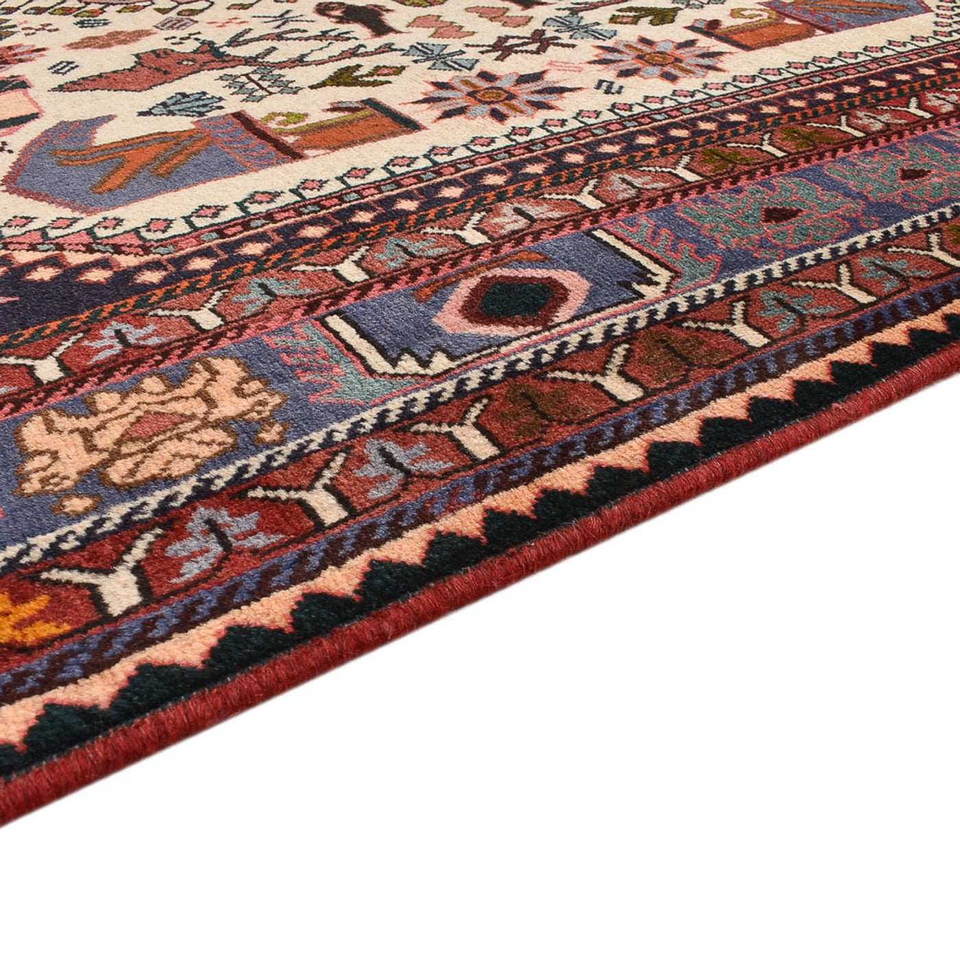 カシュクリ 絨毯 252x156cm - ペルシャ絨毯